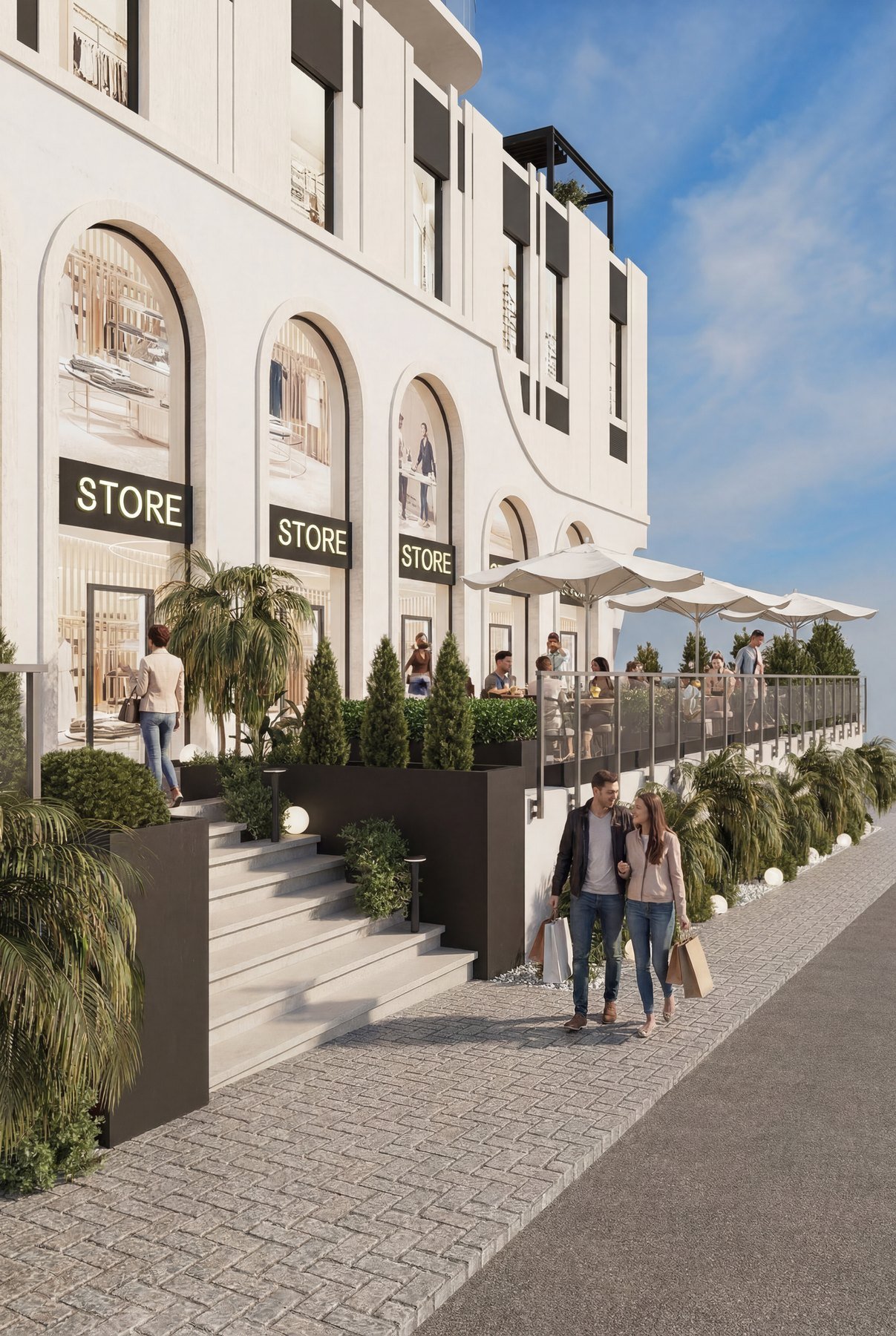 ARC WALK outdoor retail arcade